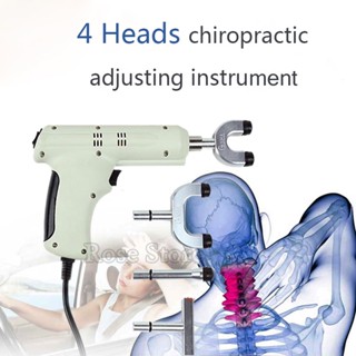 Electric Chiropractic Adjusting Tools Instrument Correct Spine Massage Stainless Steel Massager Impulse Bone Setting Fas