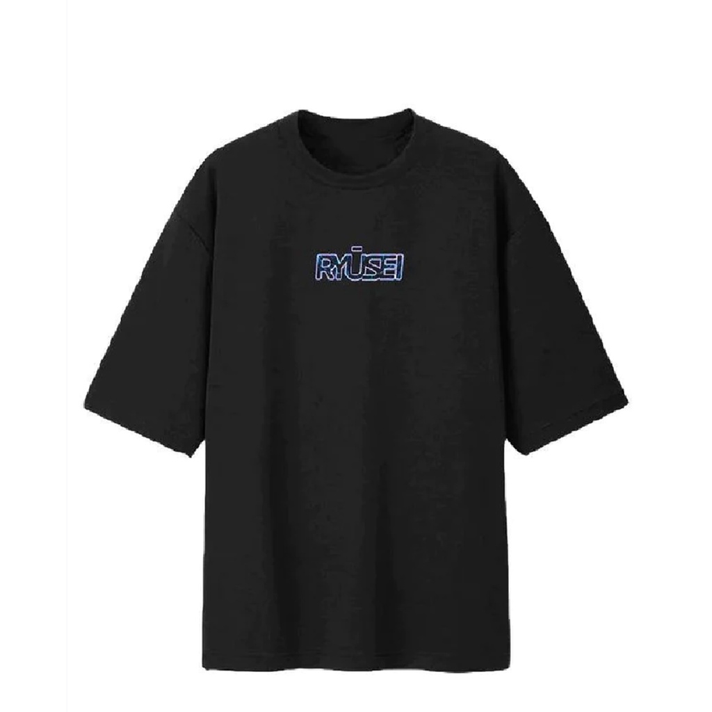 Ryusei Oversize Boxy Sakai เสื้อยืดสีดํา