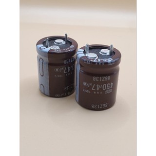 C ตัวเก็บประจุ Electrolytic Capacitor 47uf 450v