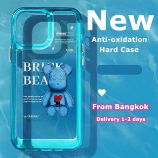 ❤️จัดส่งทันที❤️เคสไอโฟน11 12 13 Pro max เคสแข็ง หมีสีฟ้าที่ดี nice blue bear Hard Case For iPhone 11,12,13,12PM,13PM