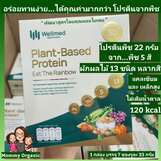 [ส่งฟรีทุกวัน] Wellmed Plant Protein โปรตีนพืช  5 สี พร้อมผักผลไม้ จาก 13 ชนิด ธาตุเหล็ก แคลเซียมสูง อร่อย ไม่เติมน้ำตาล