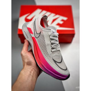 Nike Zoomx Streakfly Proto Low Top รองเท้าผ้าใบสำหรับบุรุษและสตรีระบายอากาศถักมาราธอนรองเท้าวิ่ง