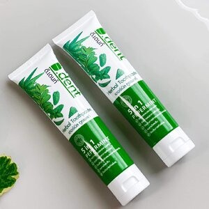 💥พร้อมส่ง | ถูก | ของแท้💯ของแท้ ยาสีฟันดีเดนท์ยาสีฟันสมุนไพร9ชนิด D.Dent   [1แถม1]