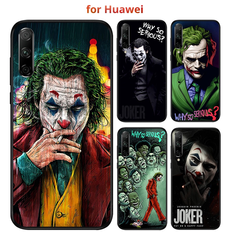 เคส Huawei Y6S Y6 Y7 Y6P Y9 Y9S PRIME Pro 2019 นิ่ม เนื้อแมตต์ ลายโจ๊กเกอร์ สําหรับ