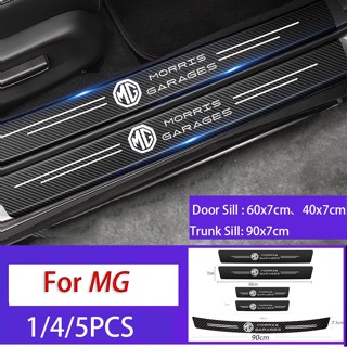 สติกเกอร์ฟิล์มคาร์บอนไฟเบอร์ ติดขอบประตูรถยนต์ สําหรับ MG ZS GS HS 5 Gundam 350 Parts ZST GT 6