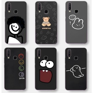 เคสโทรศัพท์มือถือ ซิลิโคนนุ่ม TPU สําหรับ vivo y12 y12i y11 2019 y15 2020