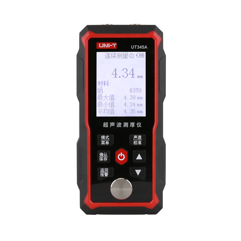 【ใหม่】UNI-T UT345A เครื่องวัดความหนาอัลตราโซนิก (ภาษาอังกฤษ)