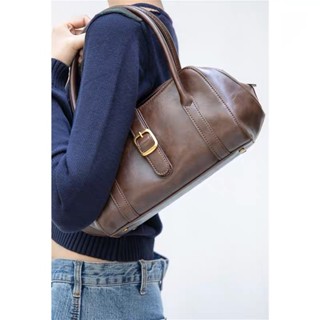 preorder brandy melville brown faux leather purse