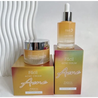 เซตFacil Acne Brightening Anti-Pollution สำหรับคนเป็นสิว ลดรอยดำรอยแดง