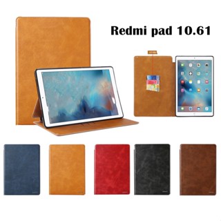 015.เคสแท็บเล็ต หนัง PU พับได้ ปรับได้ สําหรับ Xiaomi Redmi Pad 10.61 นิ้ว 2022