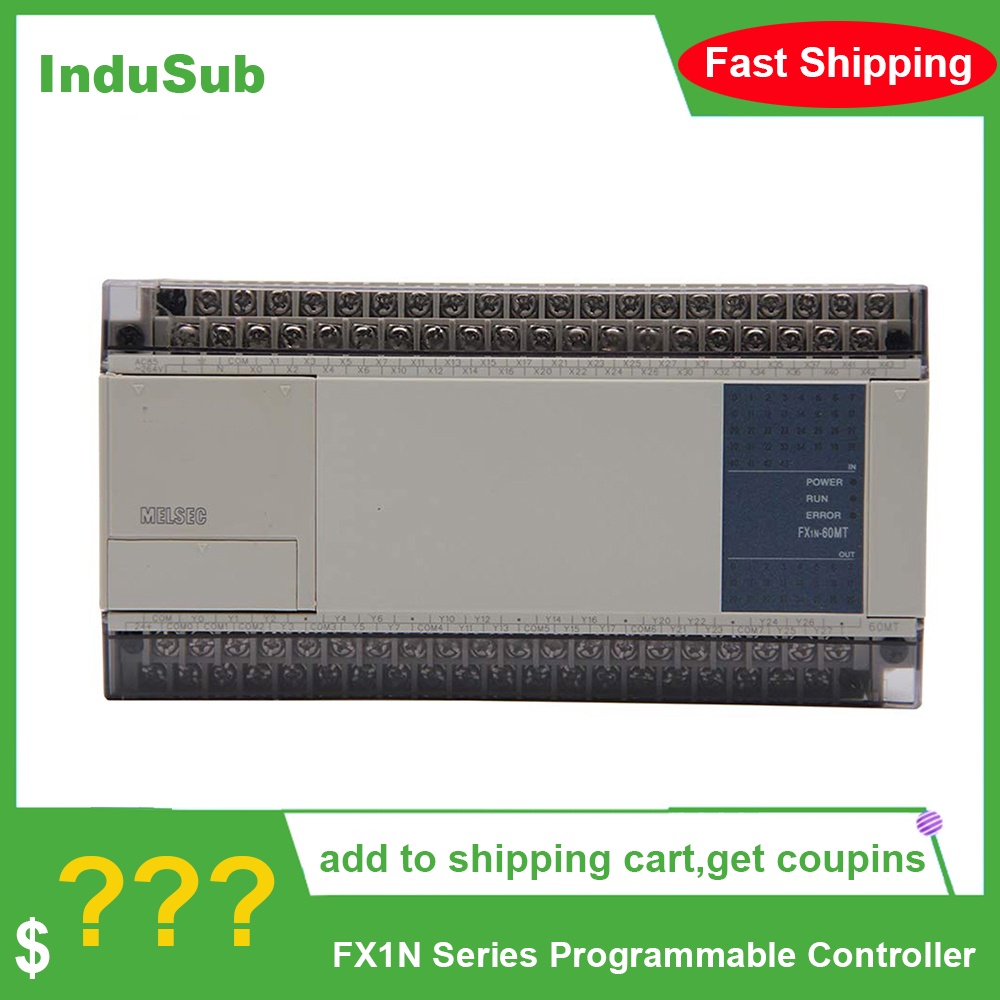 YTH FX1N-60MT-001 FX1N-60MR-001 FX1N Series โปรแกรม Controller FX1N-60MT PLC หลักหน่วย FX1N60MT001 F