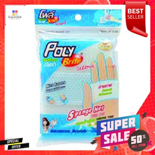 ฟองน้ำหุ้มตาข่าย โพลี-ไบร์ท พร้อมสายคาดPoly-Brite mesh covered sponge with belt