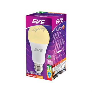 หลอด LED EVE A60 SUPER SAVE 11 วัตต์ WARMWHITE E27