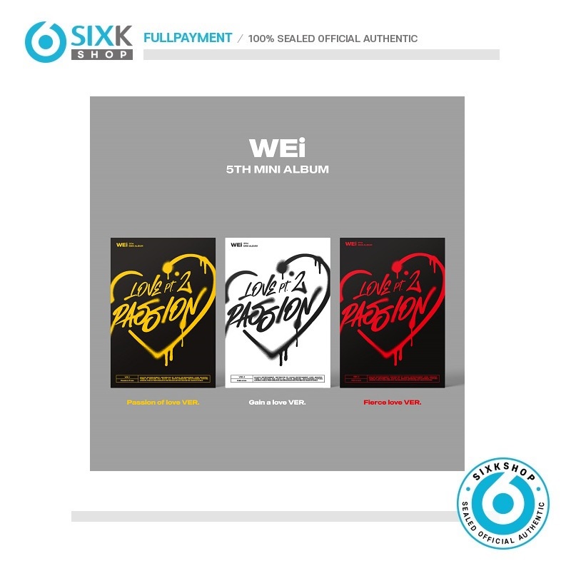 (SALE) WEi - 5th Mini Album Love Pt.2 : Passion