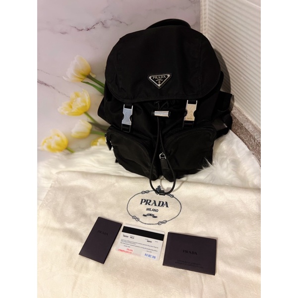 Prada Nylon Backpack Black  1BZ024 (Year2016) จาก shop สนามบินสุวรรณภูมิ,กรุงเทพ