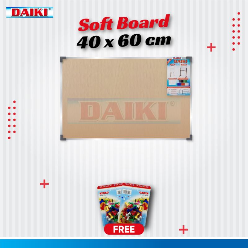 DAIKI Classic Softboard ขนาด 40x60 ซม