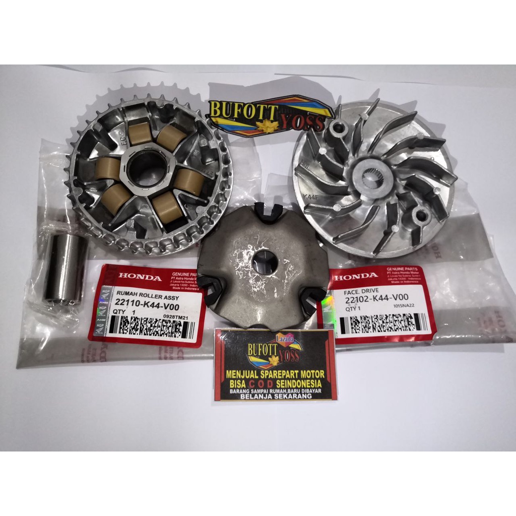 Roller HOUSE ASSY K44 FULL SET & FAN HOUSE ROLLER COMPLETE ROLLER K44 BEAT POP, BEAT ESP, BEAT STREE