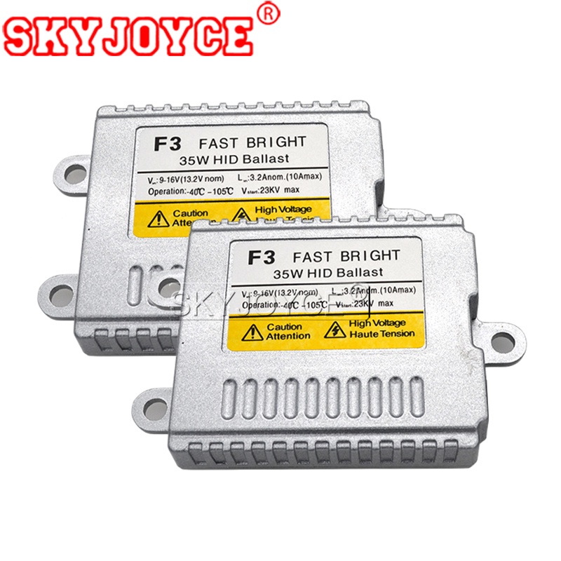 SKYJOYCE 12V xenon ballast F3 AC Fast Bright slim hid ballast 35w blocks ignition electronic ballast