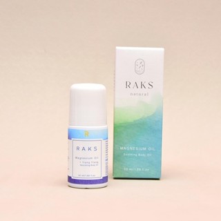 Raks Natural Magnesium Oil Roll On Active Recovery 50ml น้ำมัน นวดสปา นวดตัว จากธรรมชาติ รูปแบบลูกกลิ้ง