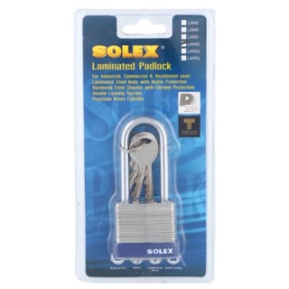 SOLEX กุญแจสายยู กุญแจคล้อง Laminated Padlock รุ่น LM 40LMM