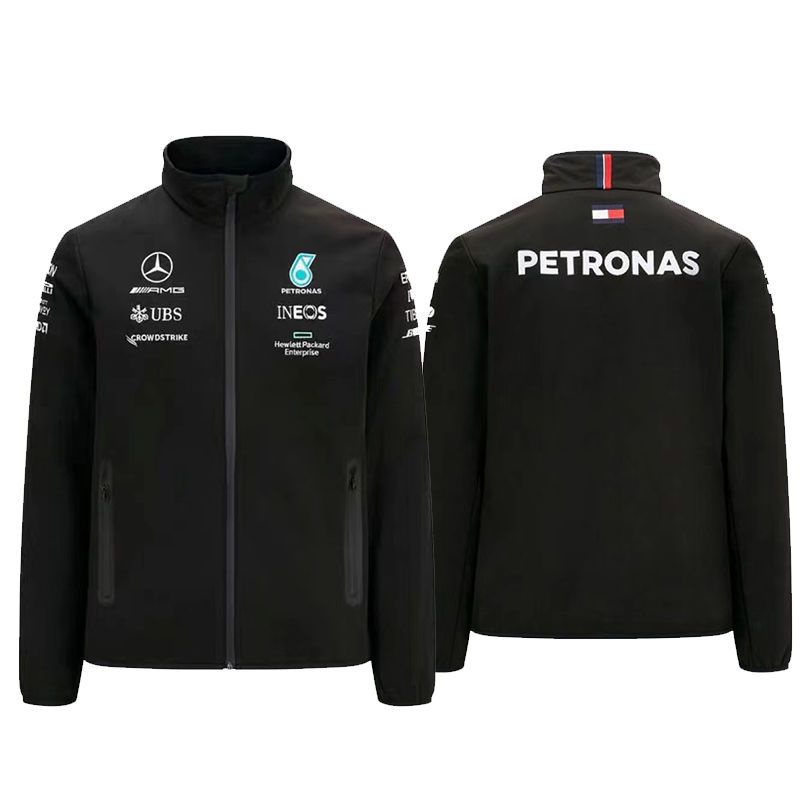 F1 Mercedes-AMG Team Racing Suit Lewis Hamilton Jacket Sports Hooded Sweater Jacket