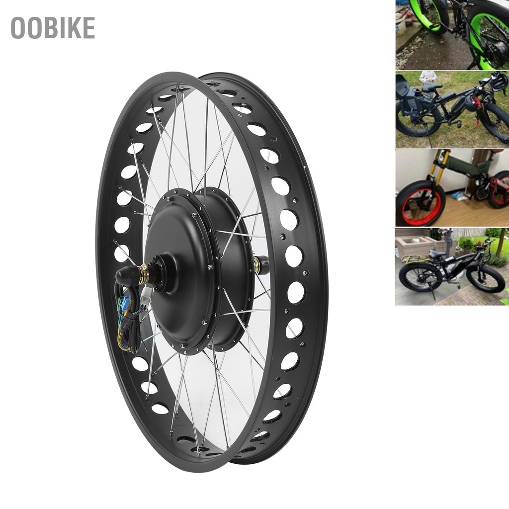 Oobike ชุดแปลงล้อหลังจักรยานไฟฟ้า 26 นิ้ว 48V 1500W พร้อมตัวควบคุม Kt 35A Lcd3 เมตร
