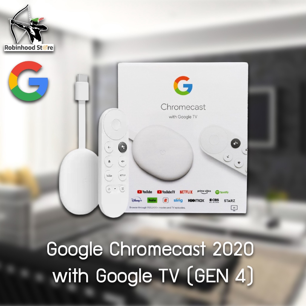 Google Chromecast with Google TV 4K (GEN 4)  ✅พร้อมส่ง ✅รุ่นใหม่สุด