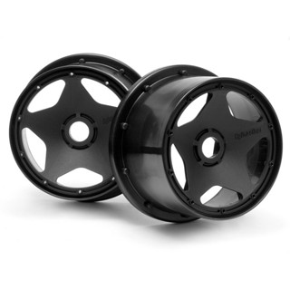 HPI 3226 SUPER STAR WHEEL BLACK (120x75mm/2pcs) (HPI BAJA 5B)