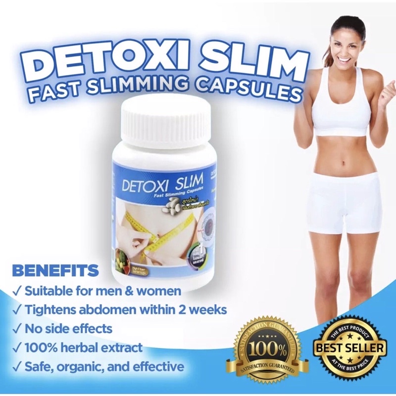 อาหารเสริม ลดน้ำหนัก ดีท็อกซี่ สลิม Detoxi Slim 30 capsule ลดน้ำหนักลดพุง #3