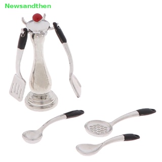 Newsandthen 6Pcs/Set 1:12 Dollhouse Miniature Cookware Tools Dollhouse Kitchen Accessories Nice