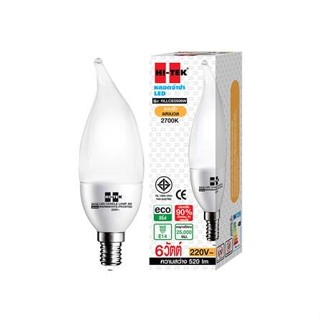 หลอดไฟ LED HI-TEK OPERA 6 วัตต์ WARM WHITE E14