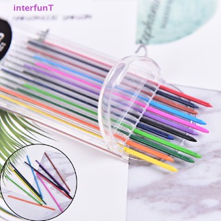 [InterfunT] 1Box 2.0mm Colored Mechanical Pencil Refill Lead Erasable Student Stationary [NEW]