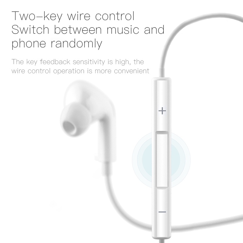 Kuulaa ใหม่ ชุดหูฟังอินเอียร์ แบบมีสาย type-c รองรับการควบคุมระดับเสียง สําหรับ iPhone Xiaomi Huawei