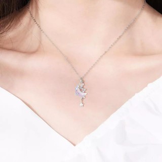 สร้อยคอพระจันทร์คริสตัล • Crystal Moon Necklace