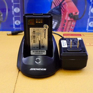 แบตเตอรี่ และแท่นชาร์ท  วิทยุสื่อสาร SENDER SD-980H แท้ตรงรุ่น