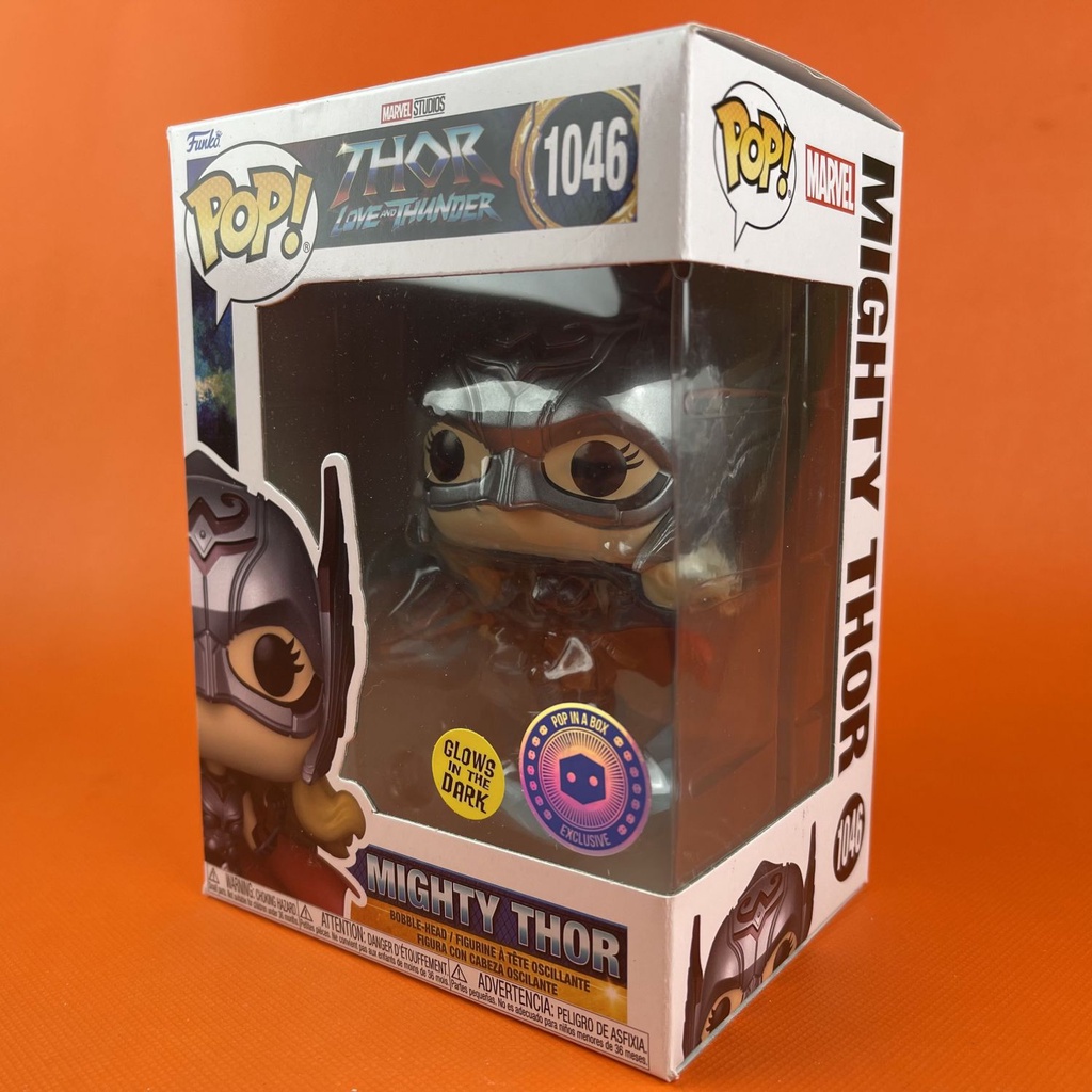 Funko POP Mighty Thor Glow In the Dark POP IN THE BOX Exclusive Thor Love 1046