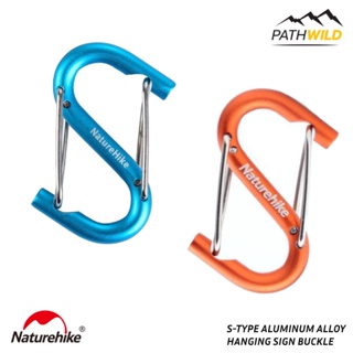 คาราบิเนอร์ NATUREHIKE S-TYPE ALUMINUM ALLOY HANGING SIGN BUCKLE รูปตัว S แขวนได้ทั้ง 2 ด้าน เหมาะกับการแขวนขวดน้ำ