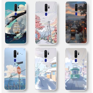 สําหรับ oppo a15s a1k a5 2020 a9 2020 ซิลิโคนนิ่ม TPU เคสโทรศัพท์ด้านหลัง