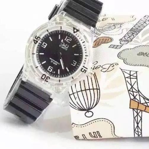 ส่งโดยตรง CHILDRENS WATCH QQ QNQ Q&Q ANALOG NUM RAINBOWN BLACK