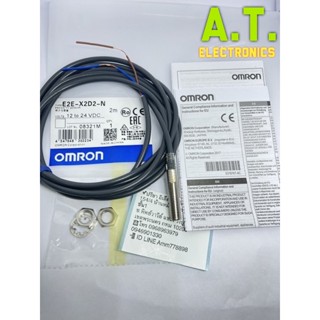 ถูกสุด! ส่งสินค้าทุกวัน E2E-X2D2-N sensor เซ็นเซอร์ proximity  8M (2สาย ชนิดNC) ใช้ไฟ12-24VDC OMRON