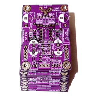 อินพุต Pcb BALANCE MONO DUAL DOUBLE LAYER