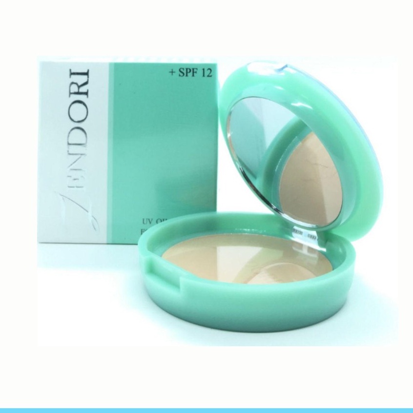 Zendori UV Oil-Free Foundation SPF12+ 10g เซนโดริ ยูวี ออยล์ฟรี ฟาวเดชั่น แป้งเซนโดริผสมรองพื้น