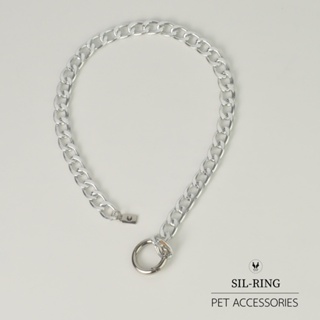 สร้อยคอสุนัข สร้อยคอแมว รุ่น SILVER-Ring