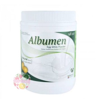 SHP Albumen Egg White Powder ผงโปรตีนไข่ขาว Albumin อัลบูเมน ผง 400 กรัม / แบบเม็ด 60 เม็ด