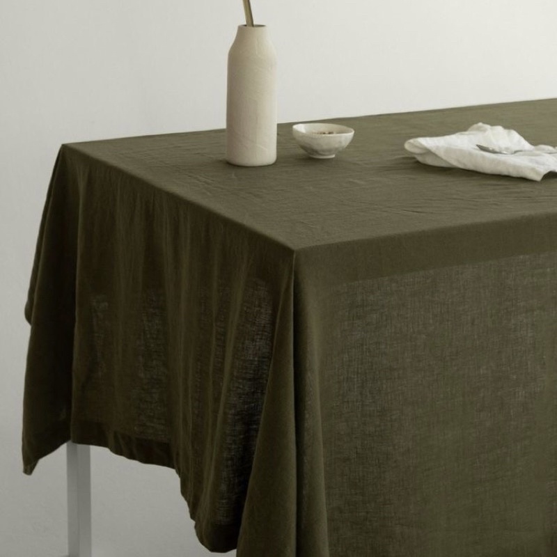 ผ้าปูโต๊ะ ผ้าอเนกประสงค์ ผ้าปูนิคนิก สไตล์มินิมอล มีหลายสีให้เลือก - รูปที่ 6