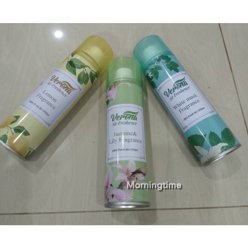 verona สเปรย์ปรับอากาศ 125ml air refresher fragance 100% fresh air