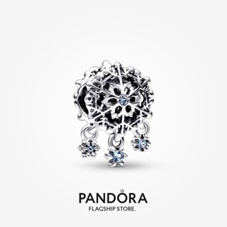 Pandora จี้เกล็ดหิมะ ของขวัญวันเกิด สําหรับผู้หญิง p615