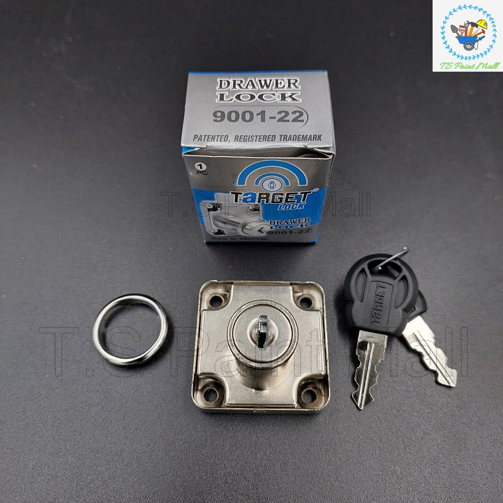 (พร้อมส่ง) Target กุญแจลิ้นชัก บานตู้ 9001-22 และ 9001-32  1อัน