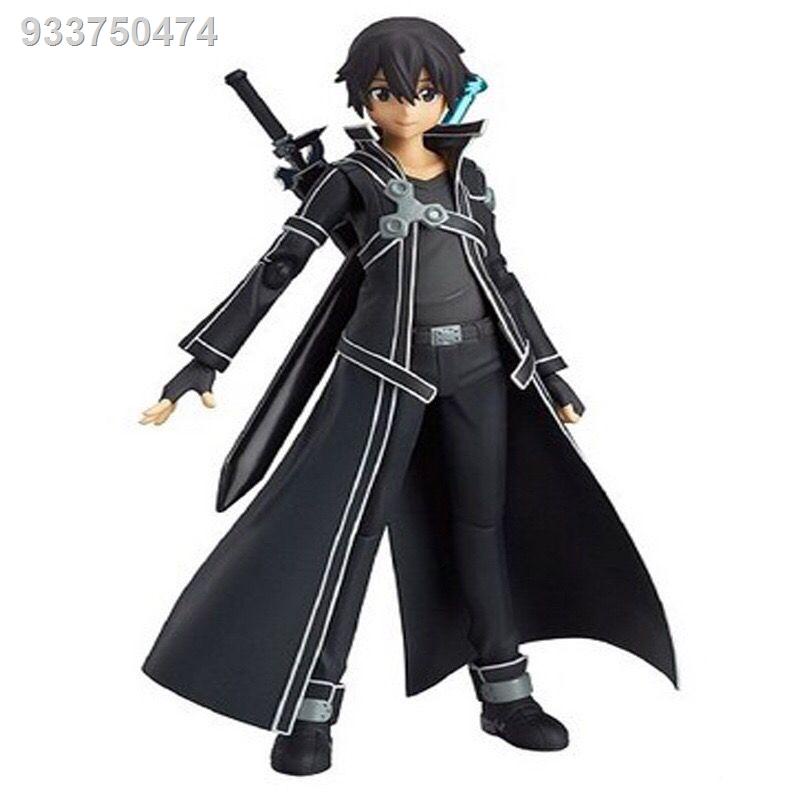 Craft Sword Art Online hand-made 174 face-change Kirito boxed movable gift model model สร้างสรรค์