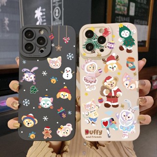 เคสโทรศัพท์มือถือ ขอบสี่เหลี่ยม ลายหมี กระต่ายน่ารัก สําหรับ Infinix Hot 12i 10S 11 10 Play 11S 10i Smart 6 HD X6511 X657B X6512 Note 12 G96 Merry Christmas